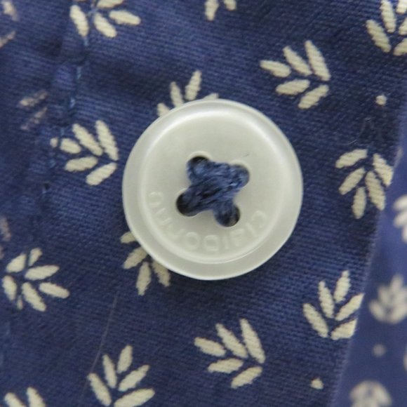 Claiborne* Men's Short Sleeve Button Down Curved Hem Slim Fit Shirt~ Size XL - Picture 12 of 12